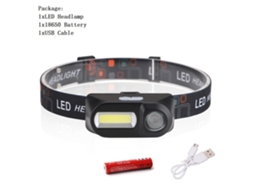 Lanterna De Cabeça Leve E Prática (led Cob/xpe) Com Carregamento Usb., Lanterna Elegante E Fácil De Usar Com Led Cob/xpe Brilhante