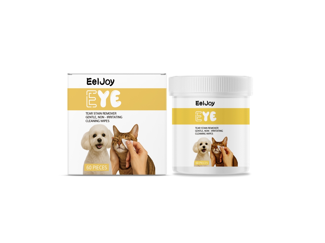 Toalhas Umidificadas para Olhos de Pets LAXISCREED, Cuidado Prático e Eficaz para o Seu Pet