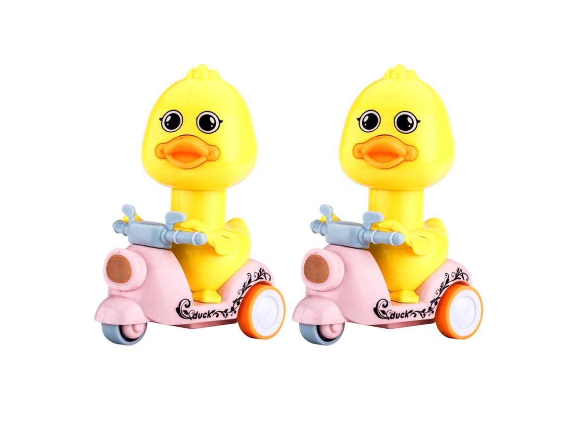Moto Pressione O Patinho Pushback Carro Carro de Brinquedo Infantil Carro de Inércia Do Bebê 2Pcs-Rosa JEDBESETZT