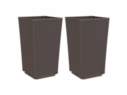 Garden Planter, Garden Planters Vidaxl Marrom Polipropileno (n/a)