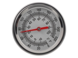 1 Termômetro De Solo Com Sonda Extensível Para Medição De Temperatura Em Compostos