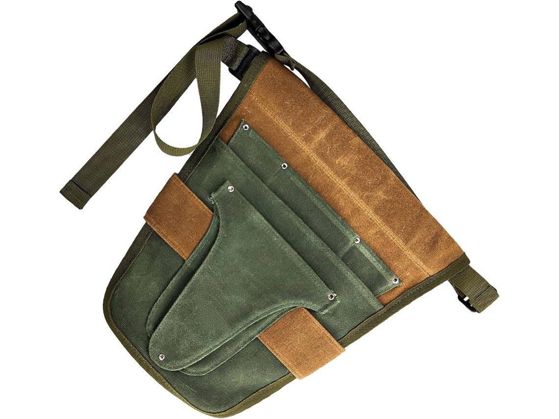 Bolsa de cintura para ferramentas de jardinagem, Avental impermeável para ferramentas de jardinagem com bolsas.