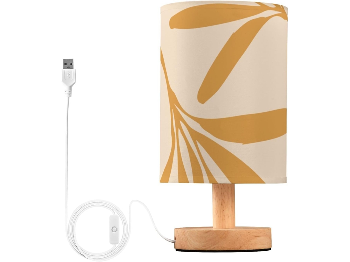 Mesa pequena e minimalista com cúpula em formato de folha de planta, ideal para crianças, com suporte para vela.
