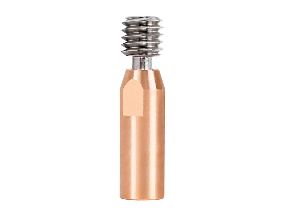 Tubo De Garganta Hotend Com Quebra De Calor Do Bloco Aquecedor Bimetálico Para Filamento Cr10 1,75 Mm
