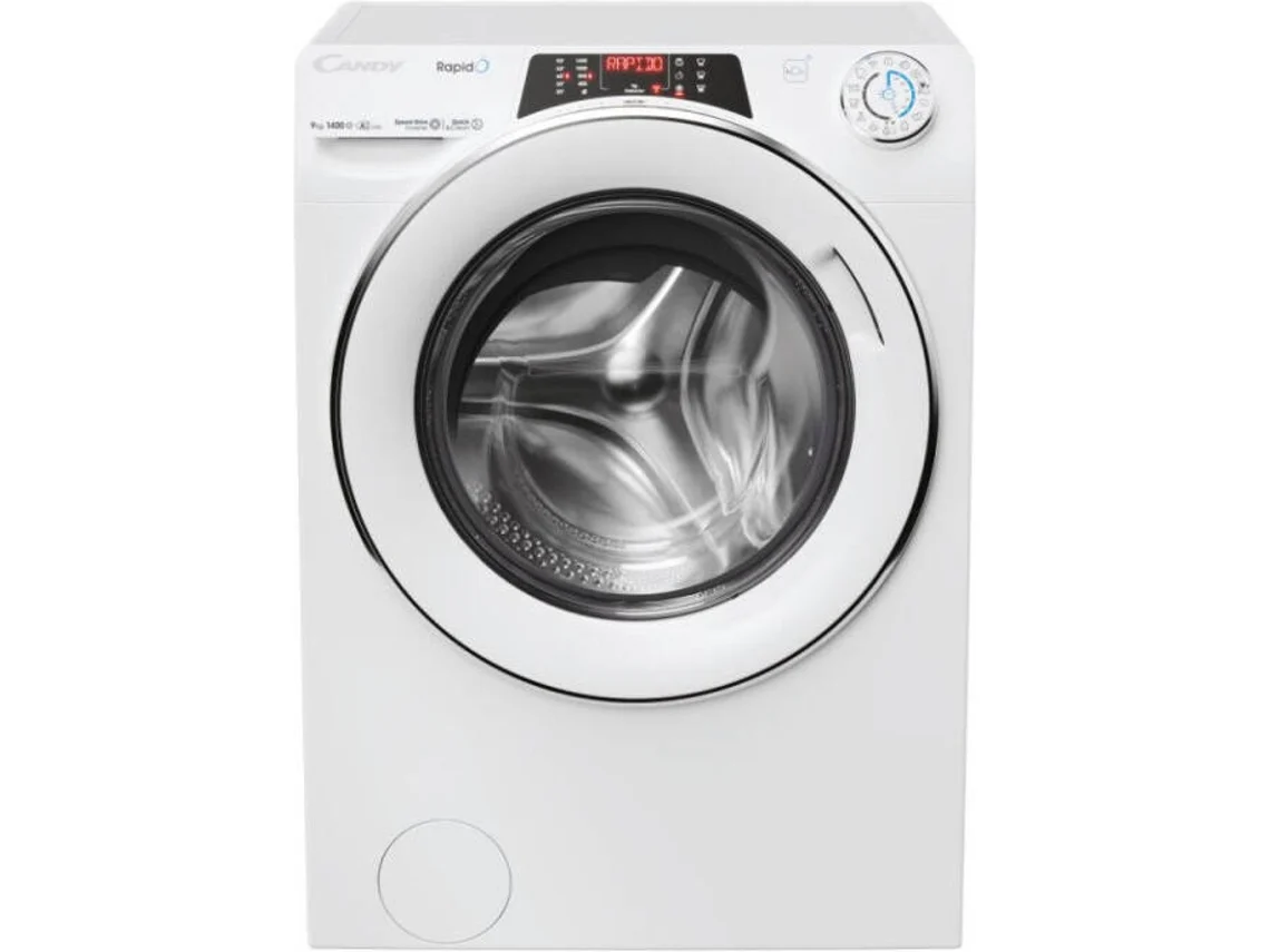 Máquina de Lavar Roupa CANDY RO 496DWMC7/1-S (9 kg - 1400 rpm - Branco)