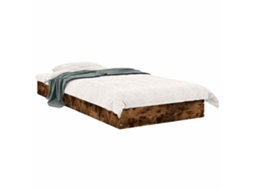 Estrado de Cama Carvalho Fumado 80 X 200 Cm MAISON EXCLUSIVE