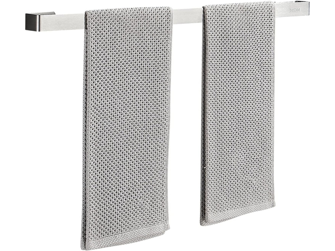 Barra De Toalha Parede 30cm A 60cm, Em Aço Inoxidável Sus 304, Suporte Para Toalha, Barra Única Para Banheiro Ou Cozinha