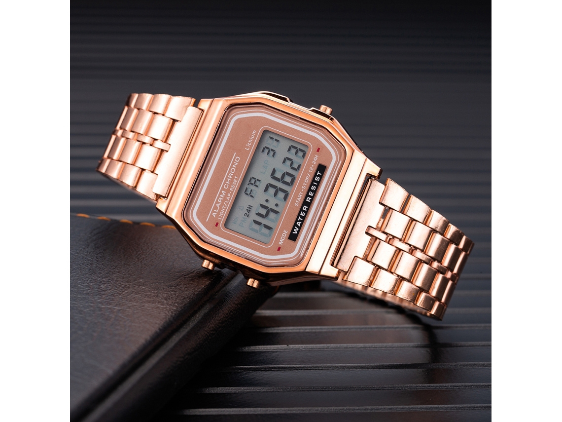 Relógio Esportivo Digital Masculino de 55mm com Luz Led MDUG