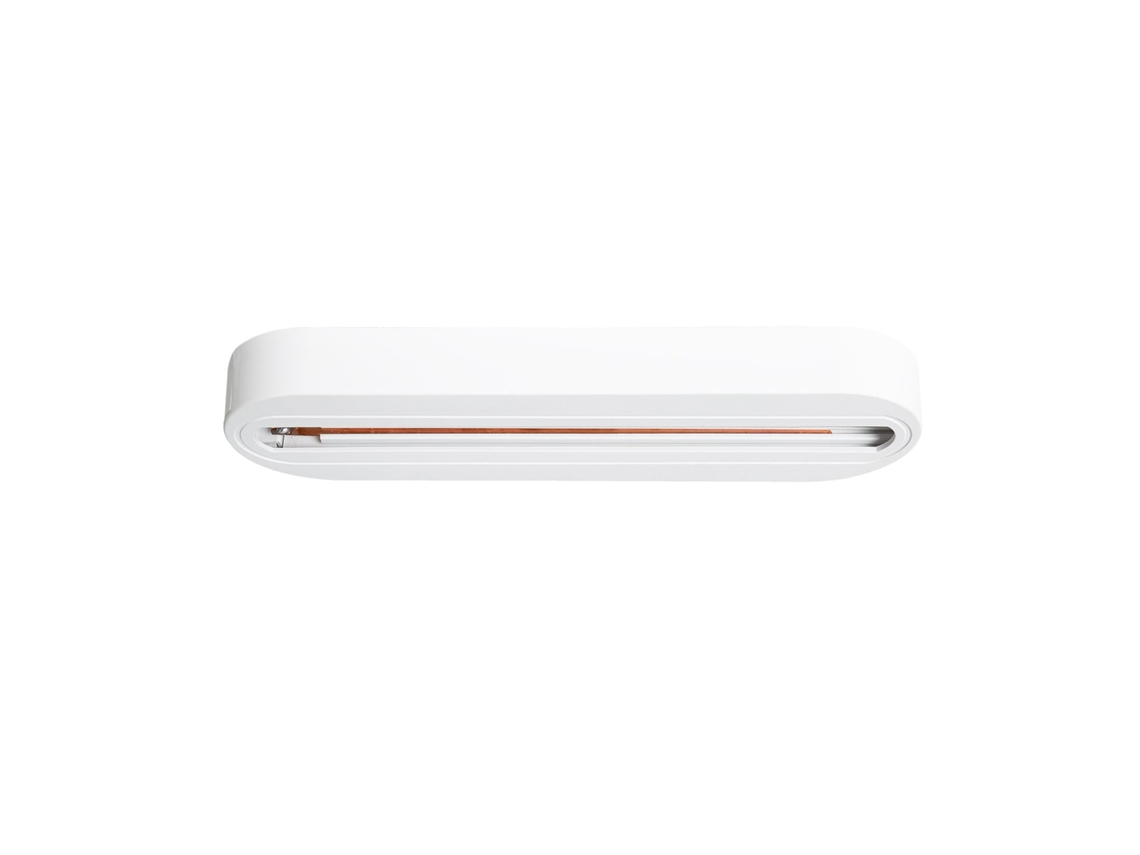 Kit De Superfície Oval Para Foco De Carril Monofásico Branco