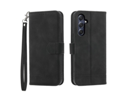 Capa Para Celular Dierfeng Dream Line Em Tpu + Couro Pu Para Samsung Galaxy A55