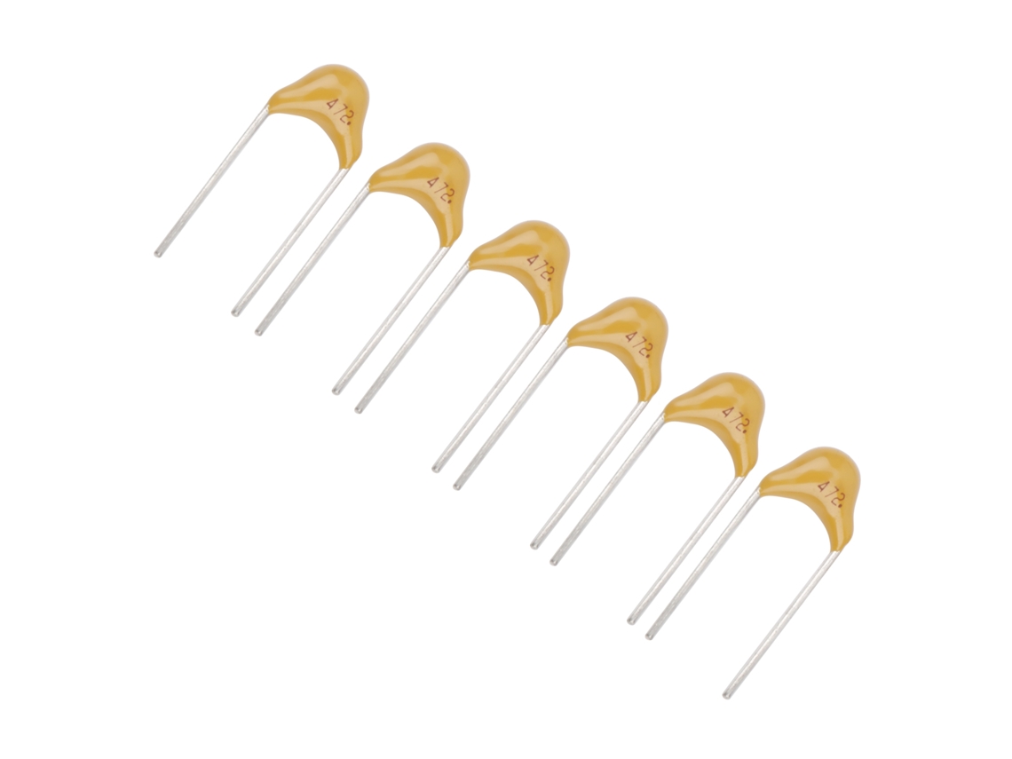 1000 Capacitores Cerâmicos Monolíticos 5.08mm Dc50v 4700pf 10% com S/MARCA