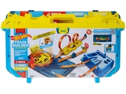 Pista HOT WHEELS Track Builder Caixa de Pistas com Lançador (Idade Mínima: 6 Anos - 61 x 15,5 x 35,5 cm)