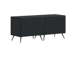 Vidaxl Gabinete Para Tv Preto Derivados De Madeira