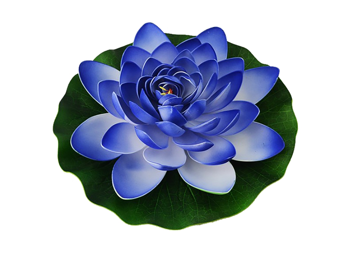 2026 flor de Loto Artificial Flotante para Piscina e Estanque Decoração de Plantas Falsas de Espuma