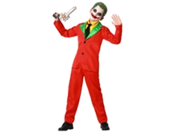 Disfarce Infantil De Halloween Palhaço Vermelho 5 A 6 Años Atosa