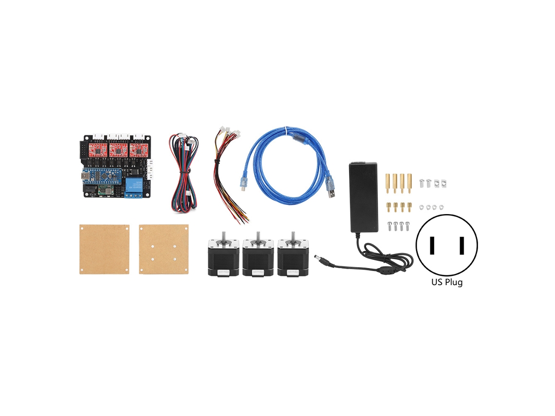 Kit De Acessórios Laxiscreed Para Controle De Gravação A Laser Em Gravadoras Compatíveis Com Motores De Passo