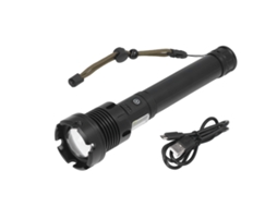 Lanterna LED 8000lm IP65 Waterproof Zoom 7 Modos USB Recarregável | S/MARCA