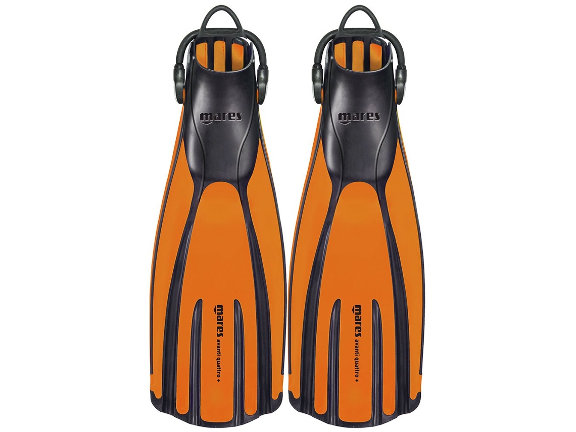 Barbatanas Megulho Plana Avanti Quattro Plus Laranja EU 38-43 MARES