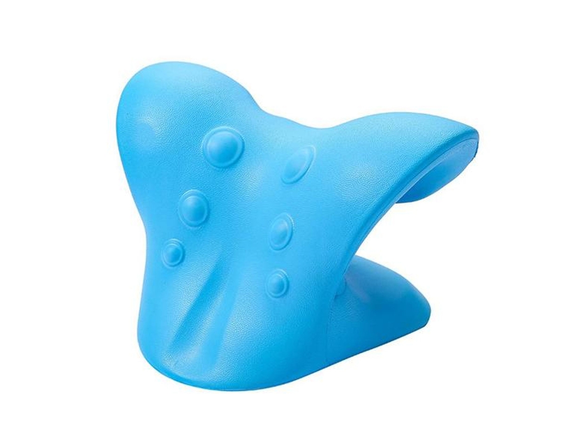 Massajador De Pescoço Almofada De Massagem Para Pescoço E Ombros Dispositivo De Tração Cervical Alívio Da Dor Em Pescoço Cefaleia Ombro Costas (azul)