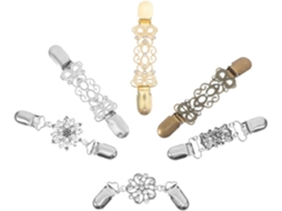 Conjunto De 6 Broches Vintage Com Estampa Espiral Para Lenços E Xales, Prendedores Para Suéteres E Vestidos.