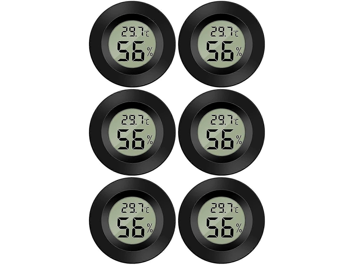 Mini Digital Lcd Termômetro Higrômetro Temperatura Umidade Termômetro Portátil Termo-higrômetro Indicador Para Escritório Cozinha Umidores Incuba