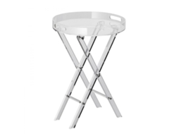 Mesa Auxiliar Acrílica Dobrável Com Tabuleiro 40x58cm Tekmaquinas
