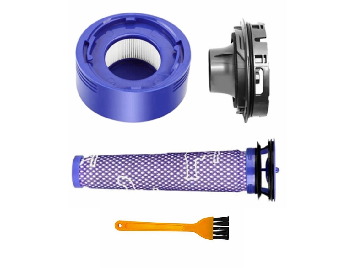 4 Peças para Kit de Filtro Da Tampa Traseira Do Motor Do Aspirador Dyson V7 V8
