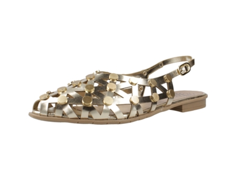 Sapatos de Mulher PORRONET Tecido Dourado (38)