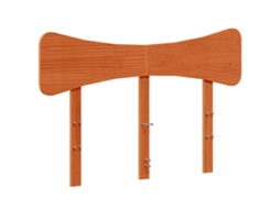 Cabeceira 135 Cm Madeira de Pinho Maciça Castanho mel MAISON EXCLUSIVE