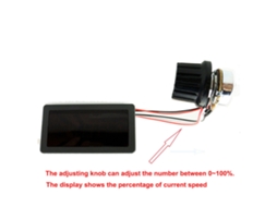 Controlador De Velocidade Digital Dc 24v Pwm