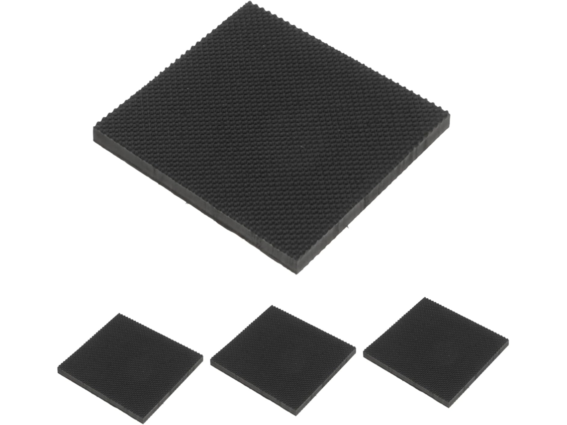 Almofadas Antiderrapantes Para Sapatos De Salto Alto, 60mm, Borracha Preta, 2 Pares