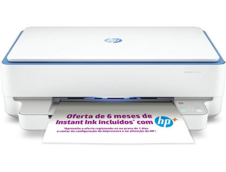 Impressora HP Envy 6010e (Multifunções - Jato de Tinta - Wi-Fi - Instant Ink)