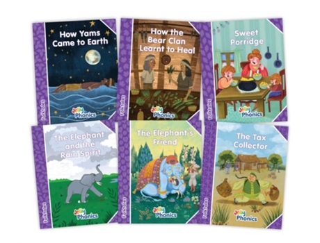 Livro Jolly Phonics Folktales Purple Readers Complete Set de Sara Wernham (Inglês)