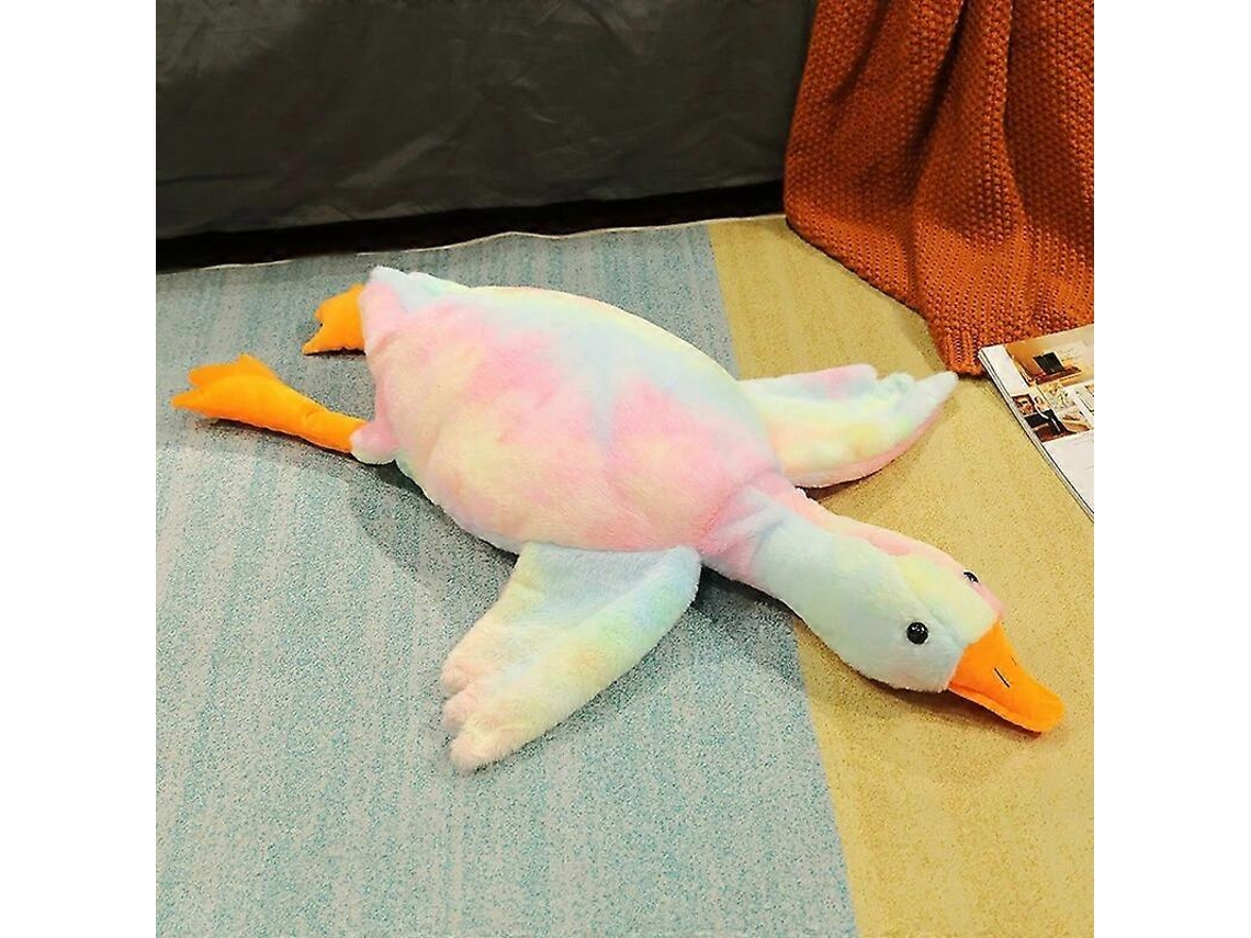 Brinquedo De Pelúcia Grande De Ganso Branco De 50-190 Cm, Bicho De Pelúcia Macio, Almofada De Pato Enorme, Almofada De Sofá Extra Grande De Ganso Bran