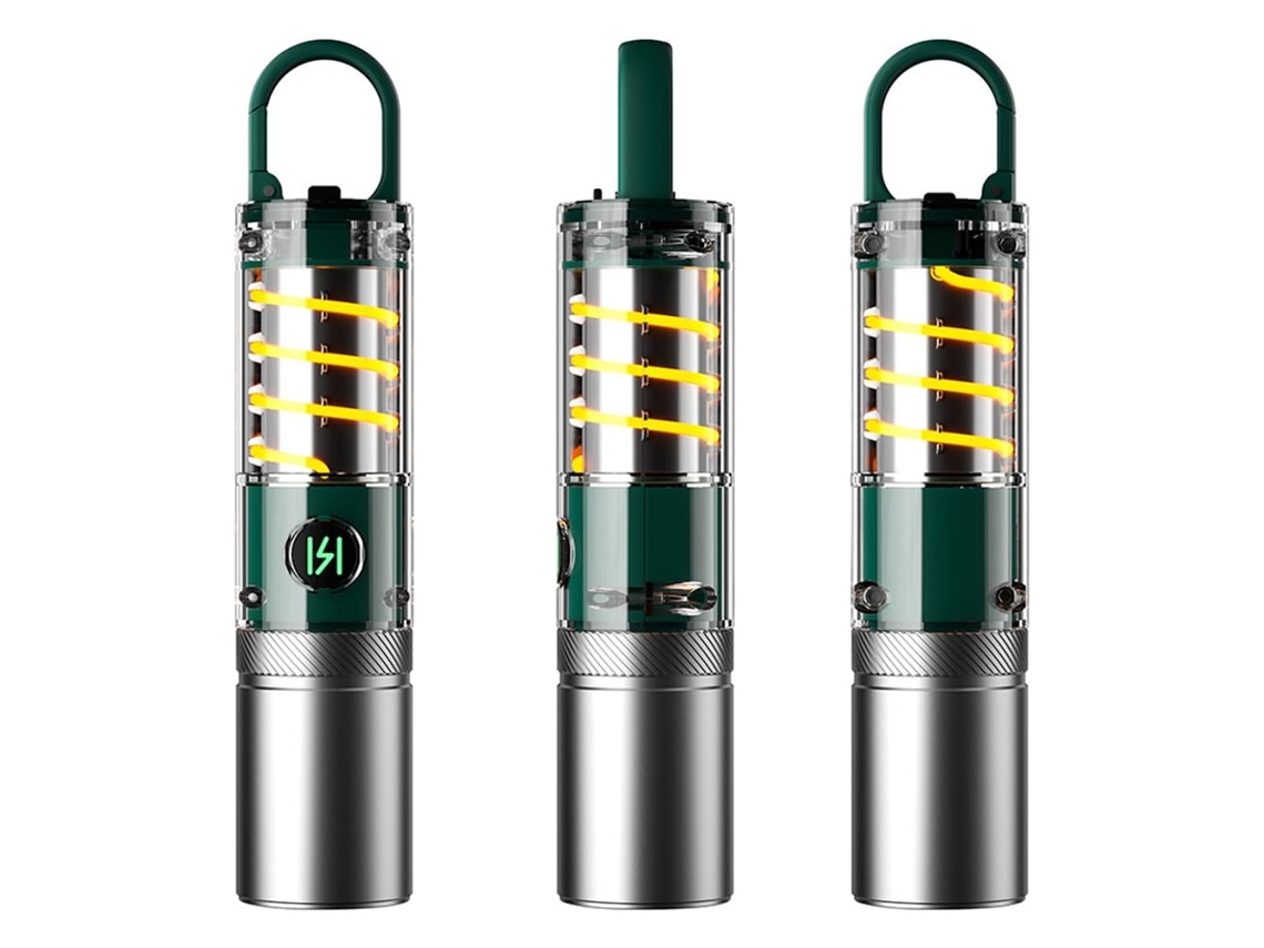 Elysve Lanterna Led, Recarregável, Luz Lateral