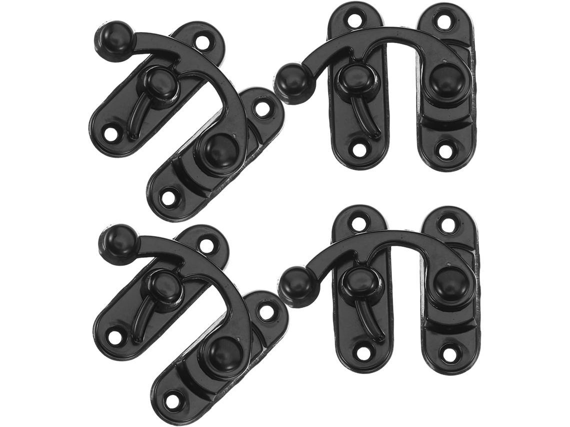 Conjunto De 4 Fechos Para Caixas - Para Uso Prático E Funcional
