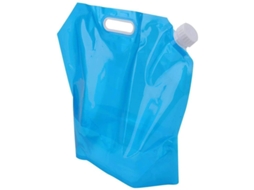 Tanque De Agua Plegable Portátil Contenedor De Agua Potable 5 Litros Azul Bpa Free