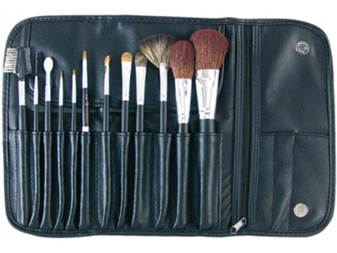 Kit de Pincéis para Maquilhagem EUROSTIL Cosmética Pincéis Jogo 12