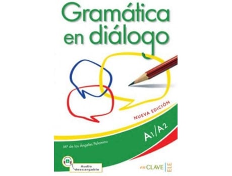 Livro Gramática En Diálogo A1-A2 +Audio Descargable de Vários Autores (Espanhol)