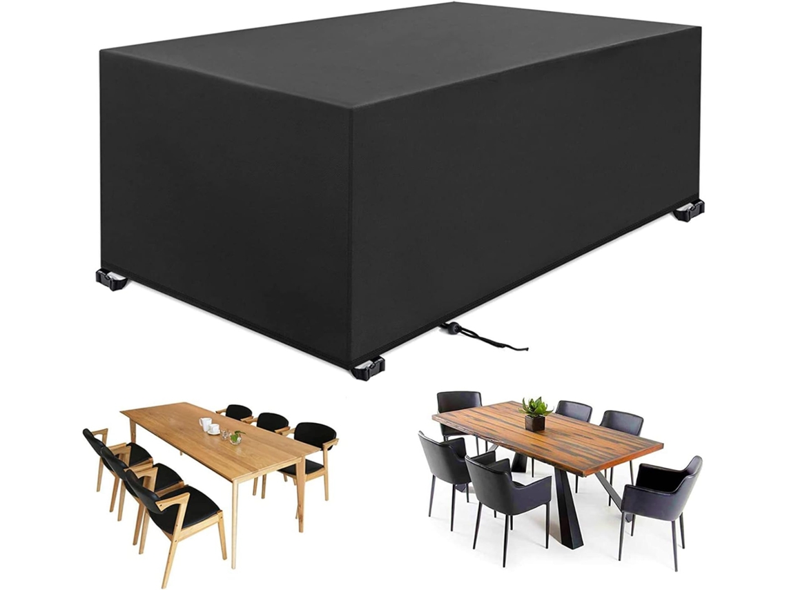 Capa Para Mobiliário De Jardim Impermeável E Resistente Aos Raios Uv, Fabricada Em Tecido Oxford 420d (180 X 120 X 74 Cm)