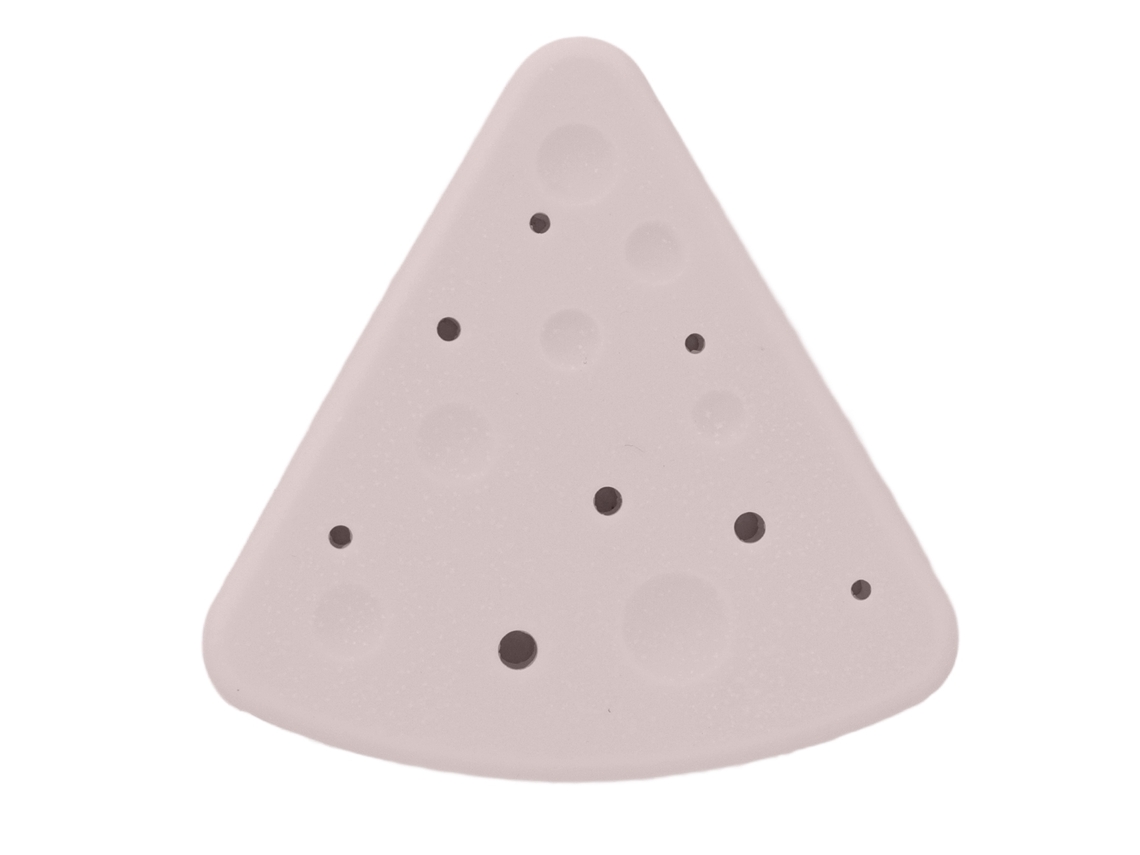 Caixa De Armazenamento Portátil Respirável Para Powder Puff Triangular