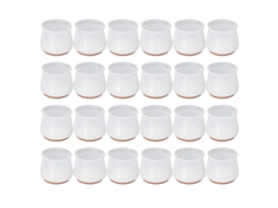 Protectoras De Patas De Sillas Antiarañazos Reducen Ruido 24pcs Para Hogar Café Restaurante