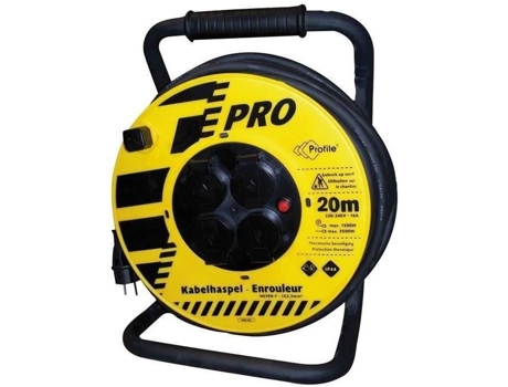Carretel Para Obra 20 M 16 A 240 V 1.500 W A 3.500 W Profile