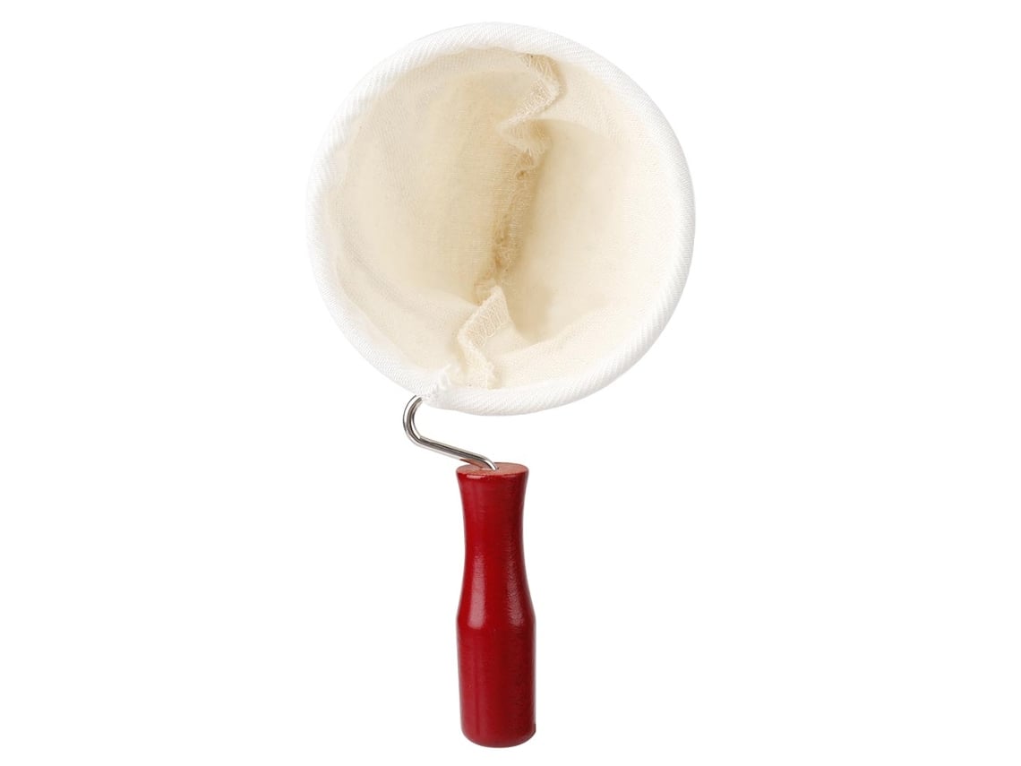 Filtro de Café Flanela de Algodão com Alça de Madeira Dripper 85mm Acessórios | S/MARCA
