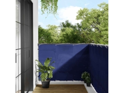 Vidaxl Tela De Varanda 120x1000 Cm 100% Poliéster Oxford Azul