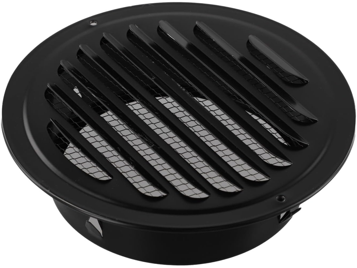 Tampa Circular Para Grelha De Ventilação (150 Mm) Com Tela Contra Insetos.