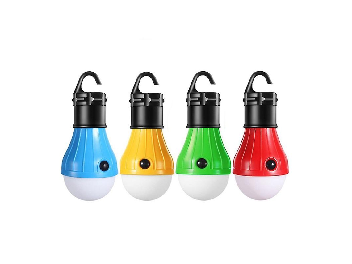4pcs Luz De Acampamento Portátil