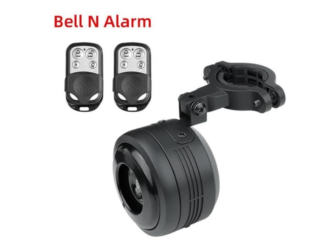 Sino Buzina de Bicicleta Campainha Elétrica para Bicicleta Carregamento Usb 125Db Buzina de Trompete Antirroubo Campainha de Controle Remoto