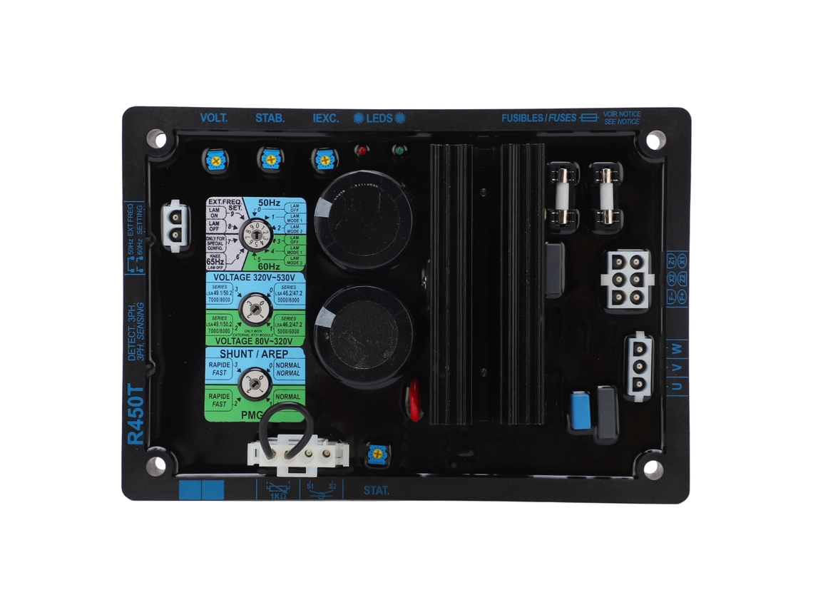 Placa Reguladora De Tensão Avr Para Gerador - Automática 10a 150v Trifásica R450t