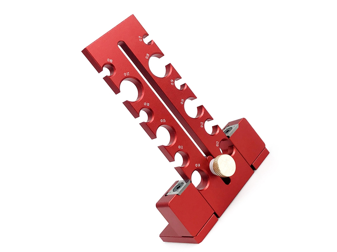 Conjunto De Madeira Laxiscreed Para Tenon Com Rebaixador Ajustável De 7mm A 18mm